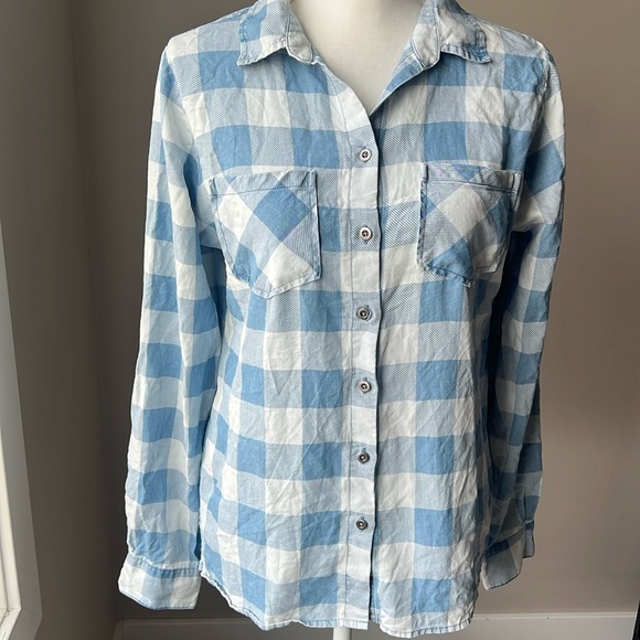 My Style Plaid Button Down Shirt - Picture 2 of 10
